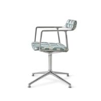 Billede af Vipp 452 Swivel Stol m. Gliders - Aluminium /Lagrasse