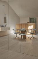 Billede af Vipp 452 Swivel Stol m. Gliders - Aluminium /Lagrasse