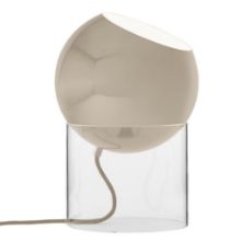 Billede af &Tradition Topan Table Lamp VP13 Ø: 21 cm - Clear/Grey Beige