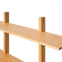 Billede af MUUBS Hylde Noir Natural XL 140x140cm - Naturolieret Eg