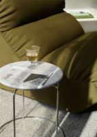 Billede af &Tradition Wire Stool Marble Top VP11 Ø: 38 cm - Marble Bianco Carrara