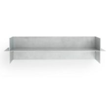 Billede af Normann Copenhagen Alu Hylde L: 80 cm - Børstet Aluminium