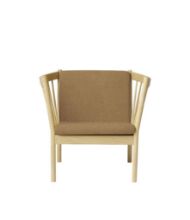 Billede af FDB Møbler Erik Ole Jørgensen J146 Lænestol H: 79,5 cm - Eg/Brun