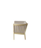 Billede af FDB Møbler J148 2 pers. Sofa Erik Ole Jørgensen L: 150 cm - Eg/Beige 