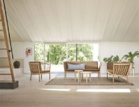 Billede af FDB Møbler J148 2 pers. Sofa Erik Ole Jørgensen L: 150 cm - Eg/Brown 