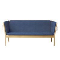 Billede af FDB Møbler J149 3 pers. Sofa Erik Ole Jørgensen L: 189,5 cm - Eg/Dark Blue
