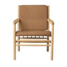 Billede af FDB Møbler J147 Lænestol Erik Ole Jørgensen H: 79,5 cm - Eg/Brown 