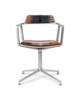 Billede af Vipp 452 Swivel Stol m. Gliders - Aluminium/Todos Santos Limited Edition