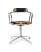 Billede af Vipp 452 Swivel Stol m. Gliders - Aluminium/Todos Santos Limited Edition