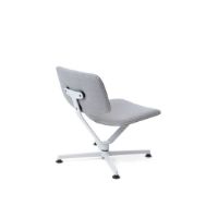 Billede af raawii Arba Lounge Chair H: 72 cm - Grey/Light Grey Aluminium