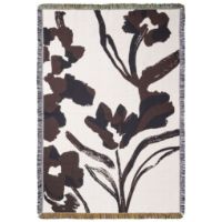 Billede af Ferm Living Cilla Tapestry Blanket 120x170 cm - Off-white/Dark Grape