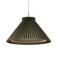 Billede af Le Klint Model 1 Lampeskærm Ø: 33 cm - Messing/Moss Green 