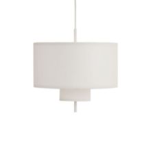 Billede af New Works Margin Pendant Lamp Ø: 50 cm - Hvid/Canvas