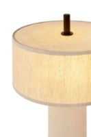 Billede af New Works Margin Portable Table Lamp H: 31 cm - Beige/Black