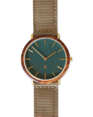 Hemverk Armbåndsur Ø: 40 mm - Graham Conifer/Taupe Nylon