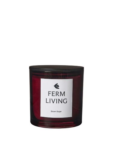 Ferm Living Vitto Duftlys Large H: 12 cm - Dark Grape