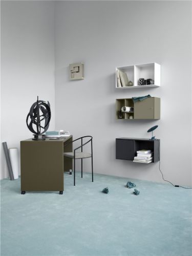 Montana QS Mini 1002 Modul med Hylder 35x35 cm - 144 Fennel