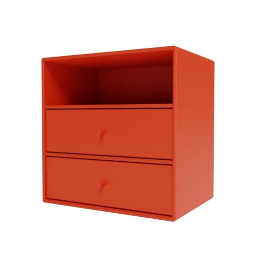 Montana QS Mini 1006 Modul med 2 Skuffer 35x35 cm - 145 Rosehip