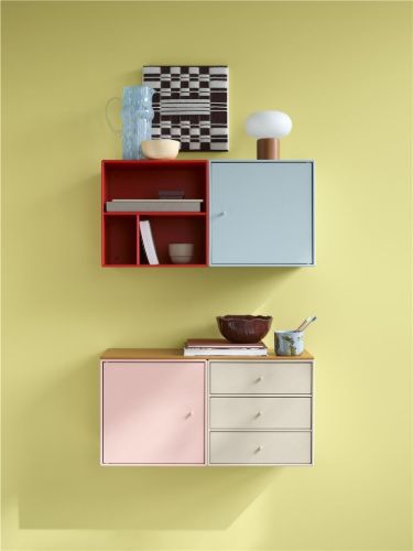 Montana QS Mini 1102 Modul med Hylder 35x35 cm - 145 Rosehip