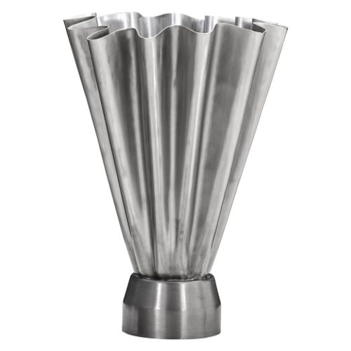 House Doctor Flood vase H: 33 cm - Jern/Sølv