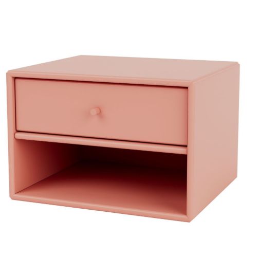 Montana Selection Dash Sengebord m. Ophængsbeslag 35,4x24x30 cm - 151 Rhubarb