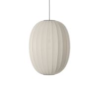 Billede af Made By Hand Knit-Wit Oval High Pendant Ø: 65 cm - Pearl White