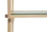 Billede af HAY Woody Column Lav 2.0 B: 75,5 cm - Sæbebehandlet Eg/Glas
