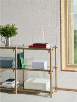 Billede af HAY Woody Column Lav 2.0 B: 75,5 cm - Sæbebehandlet Eg/Glas