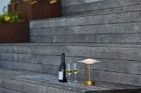 Billede af Piet Hein Sinus 22 Portable Bordlampe H: 25 cm - Aluminium/Brass