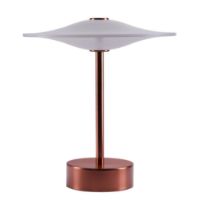 Billede af Piet Hein Sinus 22 Portable Bordlampe H: 25 cm - Aluminium/Copper