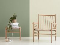 Billede af FDB Møbler J83 Skammel Jørgen Bækmark H: 41 cm - Natur Flet/Eg 