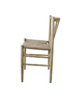 Billede af FDB Møbler J80 Jørgen Bækmark Stol SH: 45 cm - Olieret Eg / Flet 