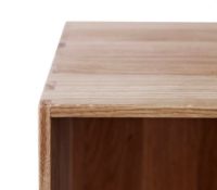 Billede af FDB Møbler B98 Mogens Koch Bogkasse D:32 cm - Eg massiv/Mat lak