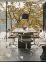 Billede af Vipp 452 Swivel Stol m. Gliders - Aluminium/Curly 07/Umber Limited Edition 