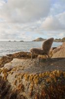 Billede af Vipp 469 Lodge Lounge Chair Low H: 77 cm - Dark Oak/Sheepskin Curly Umber