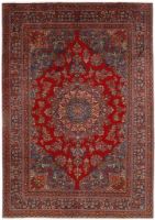 Billede af Rezas Mashad Gulvtæppe 240x341 cm - Uld/Multifarvet