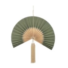 Billede af Bloomingville Jaime Vægdekoration 70x75 cm - Grøn Bambus