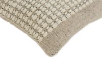 Billede af Rezas Modern Pillowcase 50x50 cm - Bomuld/White Grey