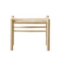 Billede af Fredericia Furniture 16000 J16 Wegner Taburet H: 42,5 cm - Natur Flet/Lys Olieret Eg