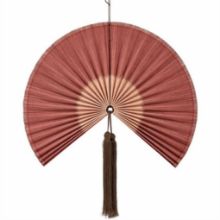 Billede af Bloomingville Jaime Vægdekoration 70x75 cm - Rosa Bambus FORUDBESTIL: SLUT MAJ 