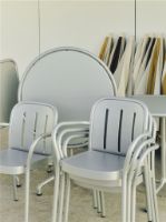 Billede af HAY Deville Chair H: 80 cm - Silver Grey