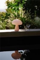 Billede af GUBI Obello Lamp H: 24 cm - Mundblæst Glas/Powder Pink