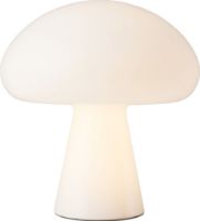 Billede af GUBI Obello Lamp H: 24 cm - Mundblæst Glas/Pearl White