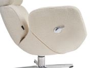 Billede af Conform Turtle Lænestol inkl. Fodskammel SH: 42cm - Sort/Aluminium