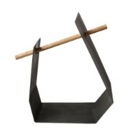 Billede af Andersen Furniture Edge Magazine Holder H: 45 cm - Metal/Egetræ