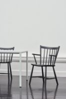 Billede af HAY Børge Mogensen J42 Arm Chair SH: 44,5 cm - Black Lacquered Beech 