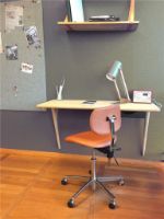 Billede af Vermund VL66 Kontorstol - Krom/Sort Læder