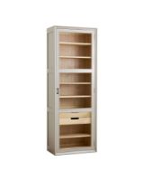 Billede af Nordal Viva Vitrineskab m. 1 Låger H: 210 cm - Træ/Grå