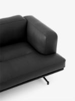 Billede af &Tradition Inland AV23 3 Seater Sofa  - Noble Black Leather