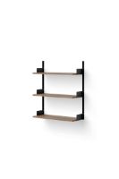 Billede af New Works Wall Shelf 900 90x83,5 cm - Walnut/Black